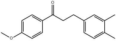 3-(3,4-DIMETHYLPHENYL)-4'-METHOXYPROPIOPHENONE Structure