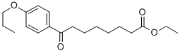 ETHYL 8-OXO-8-(4-N-PROPOXYPHENYL)OCTANOATE Structure