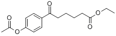 ETHYL 6-(4-ACETOXYPHENYL)-6-OXOHEXANOATE Structure