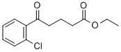 ETHYL 5-(2-CHLOROPHENYL)-5-OXOVALERATE Structure