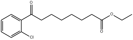 ETHYL 8-(2-CHLOROPHENYL)-8-OXOOCTANOATE Structure