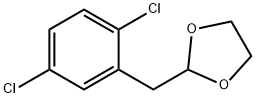 2,5-DICHLORO(1,3-DIOXOLAN-2-YLMETHYL)BENZENE Structure