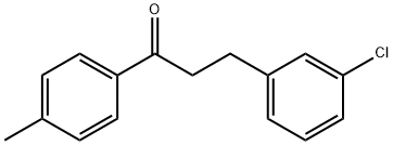 3-(3-CHLOROPHENYL)-4'-METHYLPROPIOPHENONE Structure