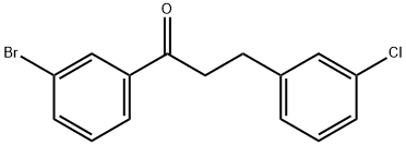 3'-BROMO-3-(3-CHLOROPHENYL)PROPIOPHENONE Structure