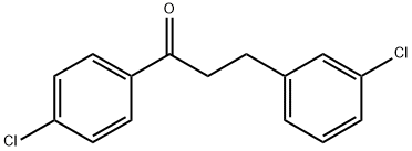 4'-CHLORO-3-(3-CHLOROPHENYL)PROPIOPHENONE Structure