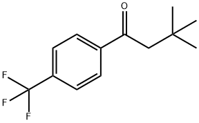 3,3-DIMETHYL-4'-TRIFLUOROMETHYLBUTYROPHENONE Structure