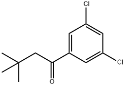 3',5'-DICHLORO-3,3-DIMETHYLBUTYROPHENONE Structure