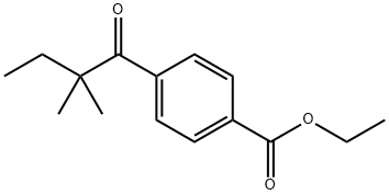 4'-CARBOETHOXY-2,2-DIMETHYLBUTYROPHENONE Structure