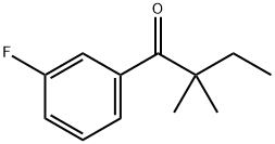 2,2-DIMETHYL-3'-FLUOROBUTYROPHENONE Structure