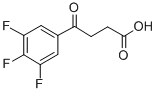 4-OXO-4-(3,4,5-TRIFLUOROPHENYL)BUTYRIC ACID Structure