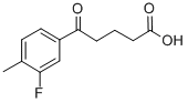 5-(3-FLUORO-4-METHYLPHENYL)-5-OXOVALERIC ACID Structure