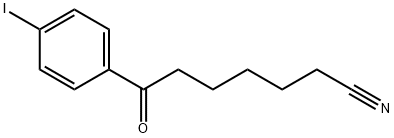 7-(4-IODOPHENYL)-7-OXOHEPTANENITRILE Structure