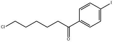 6-CHLORO-1-(4-IODOPHENYL)-1-OXOHEXANE Structure