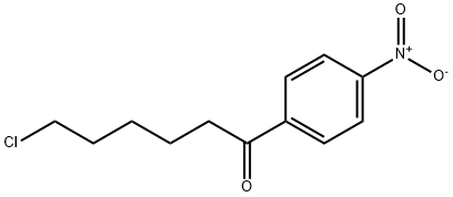 6-CHLORO-1-(4-NITROPHENYL)-1-OXOHEXANE Structure