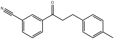 3'-CYANO-3-(4-METHYLPHENYL)PROPIOPHENONE Structure