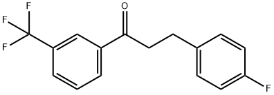 3-(4-FLUOROPHENYL)-3'-TRIFLUOROMETHYLPROPIOPHENONE Structure