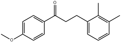 3-(2,3-DIMETHYLPHENYL)-4'-METHOXYPROPIOPHENONE Structure