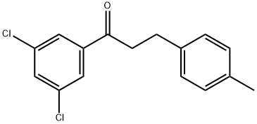 3',5'-DICHLORO-3-(4-METHYLPHENYL)PROPIOPHENONE Structure