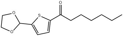 5-(1,3-DIOXOLAN-2-YL)-2-THIENYL HEXYL KETONE Structure