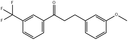 3-(3-METHOXYPHENYL)-3'-TRIFLUOROMETHYLPROPIOPHENONE Structure