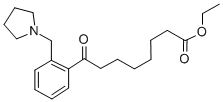 ETHYL 8-OXO-8-[2-(PYRROLIDINOMETHYL)PHENYL]OCTANOATE Structure