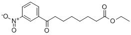 ETHYL 8-(3-NITROPHENYL)-8-OXOOCTANOATE Structure