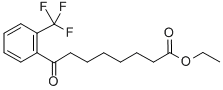 ETHYL 8-OXO-8-(2-TRIFLUOROMETHYLPHENYL)OCTANOATE Structure