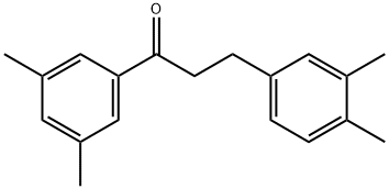 3',5'-DIMETHYL-3-(3,4-DIMETHYLPHENYL)PROPIOPHENONE Structure