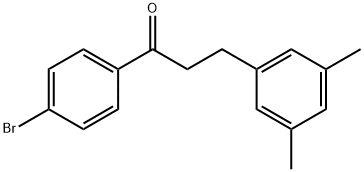 4'-BROMO-3-(3,5-DIMETHYLPHENYL)PROPIOPHENONE Structure