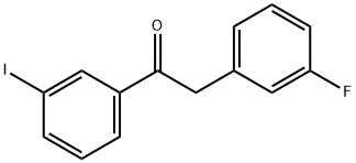 2-(3-FLUOROPHENYL)-3'-IODOACETOPHENONE Structure