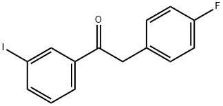 2-(4-FLUOROPHENYL)-3'-IODOACETOPHENONE Structure