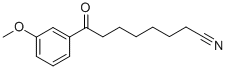 8-(3-METHOXYPHENYL)-8-OXOOCTANENITRILE Structure