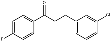 3-(3-CHLOROPHENYL)-4'-FLUOROPROPIOPHENONE Structure