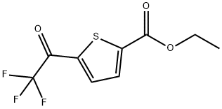 ETHYL 5-TRIFLUOROACETYL-2-THENOATE Structure