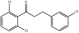 3-(3-CHLOROPHENYL)-2',6'-DICHLOROPROPIOPHENONE Structure