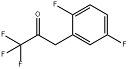 3-(2,5-DIFLUOROPHENYL)-1,1,1-TRIFLUORO-2-PROPANONE Structure