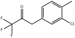 1-(3-CHLORO-4-METHYLPHENYL)-3,3,3-TRIFLUORO-2-PROPANONE Structure