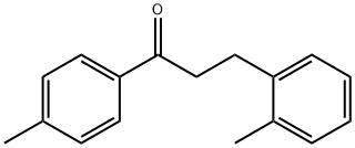 4'-METHYL-3-(2-METHYLPHENYL)PROPIOPHENONE Structure