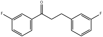 3'-FLUORO-3-(3-FLUOROPHENYL)PROPIOPHENONE Structure