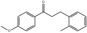 4'-METHOXY-3-(2-METHYLPHENYL)PROPIOPHENONE Structure