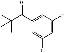 3',5'-DIFLUORO-2,2-DIMETHYLPROPIOPHENONE Structure