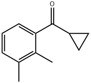 CYCLOPROPYL 2,3-DIMETHYLPHENYL KETONE Structure