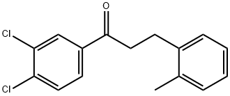 3',4'-DICHLORO-3-(2-METHYLPHENYL)PROPIOPHENONE Structure