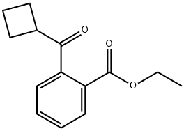 2-CARBOETHOXYPHENYL CYCLOBUTYL KETONE Structure