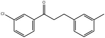 3'-CHLORO-3-(3-METHYLPHENYL)PROPIOPHENONE Structure