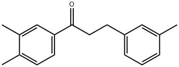 3',4'-DIMETHYL-3-(3-METHYLPHENYL)PROPIOPHENONE Structure