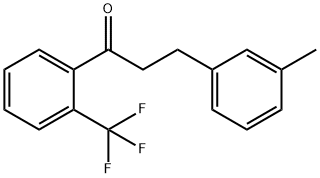 3-(3-METHYLPHENYL)-2'-TRIFLUOROMETHYLPROPIOPHENONE Structure