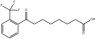 8-OXO-8-(2-TRIFLUOROMETHYLPHENYL)OCTANOIC ACID Structure