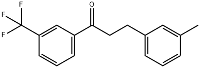 3-(3-METHYLPHENYL)-3'-TRIFLUOROMETHYLPROPIOPHENONE Structure