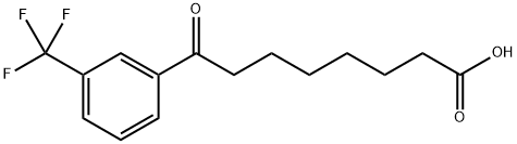 8-OXO-8-(3-TRIFLUOROMETHYLPHENYL)OCTANOIC ACID Structure